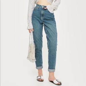 TOPSHOP PETITE MOM JEANS NWOT